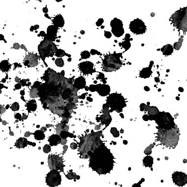 doku, arka plan siyah boya splatters