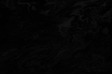 Siyah kağıt dokusu üzerinde gri akrilik boya ile. Kaotik soyut organik tasarım.