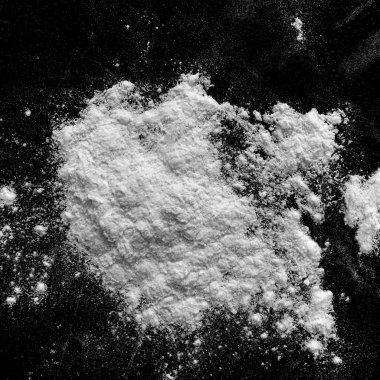 arka plan beyaz un karanlık yüzeyi ile