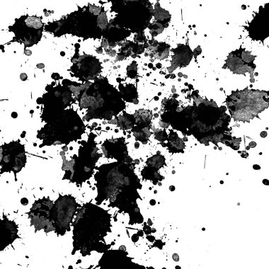 doku, arka plan siyah boya splatters