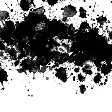 doku, arka plan siyah boya splatters