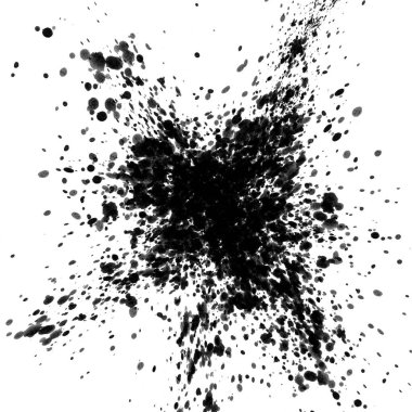 doku, arka plan siyah boya splatters