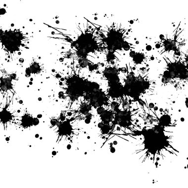 doku, arka plan siyah boya splatters