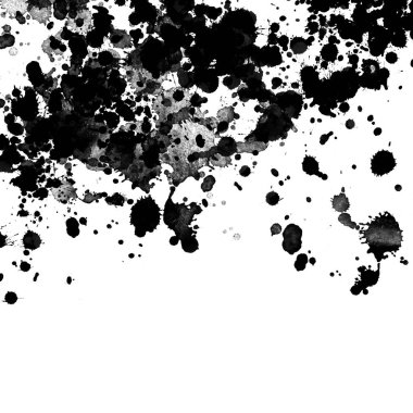 doku, arka plan siyah boya splatters