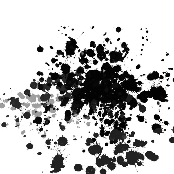 Černá Barva Stříkance Textura Abstraktní Pozadí — Stock fotografie