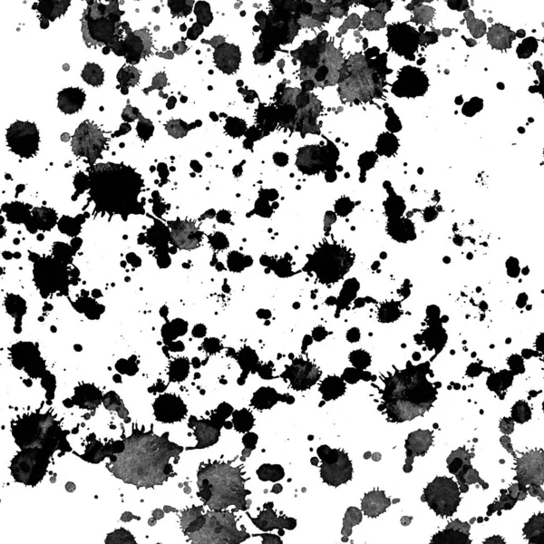 black paint splatters texture, abstract background