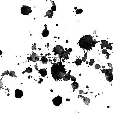 doku, arka plan siyah boya splatters