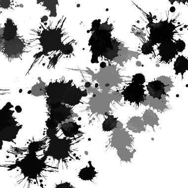 doku, arka plan siyah boya splatters