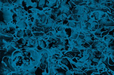 Kağıt dokusu üzerine akrilik boya. Kaotik soyut organik tasarım.