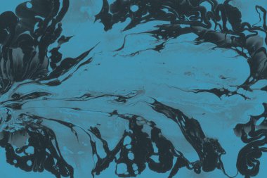 Kağıt dokusu üzerine akrilik boya. Kaotik soyut organik tasarım.