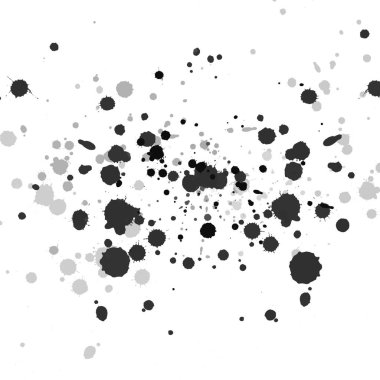 doku, arka plan siyah boya splatters