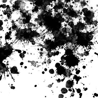 doku, arka plan siyah boya splatters
