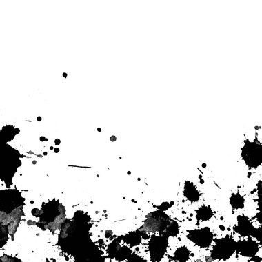 doku, arka plan siyah boya splatters