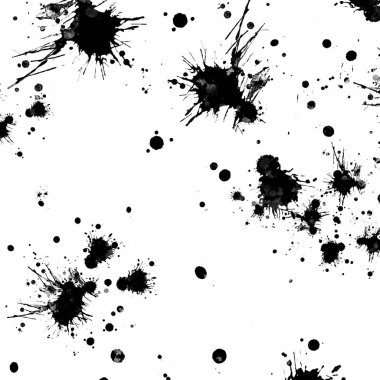 doku, arka plan siyah boya splatters