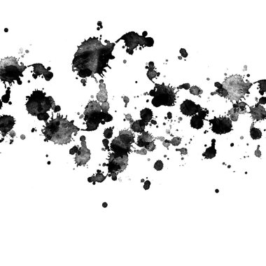 doku, arka plan siyah boya splatters