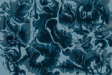 Kağıt dokusu üzerine akrilik boya. Kaotik soyut organik tasarım.