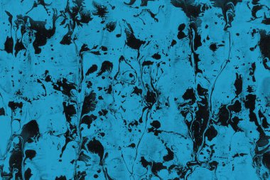 Kağıt dokusu üzerine akrilik boya. Kaotik soyut organik tasarım.