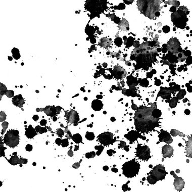 doku, arka plan siyah boya splatters