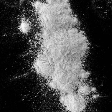 beyaz un dokusu ile koyu arka plan