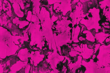 Pembe renkli mermer mürekkep kağıt dokusu. Kaotik soyut organik tasarım.