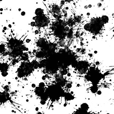 doku, arka plan siyah boya splatters