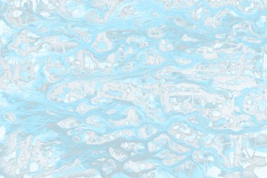 Kağıt dokusu üzerine akrilik boya. Kaotik soyut organik tasarım.