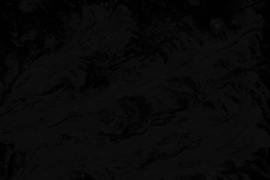 Siyah kağıt dokusu üzerinde gri akrilik boya ile. Kaotik soyut organik tasarım.