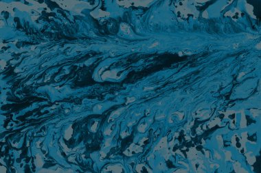 Kağıt dokusu üzerine akrilik boya. Kaotik soyut organik tasarım.