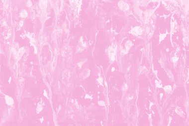 Pembe renkli mermer mürekkep kağıt dokusu. Kaotik soyut organik tasarım.