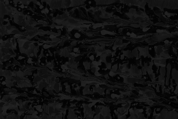 Чорний Сірою Акриловою Фарбою Паперовій Текстурі Хаотичний Абстрактний Органічний Дизайн — стокове фото