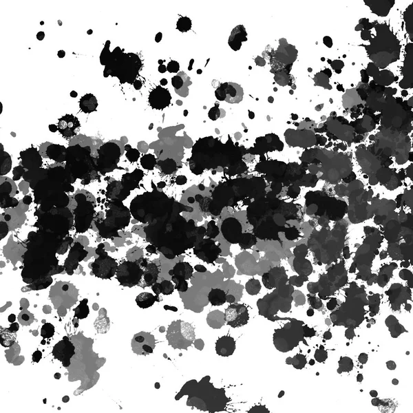 black paint splatters texture, abstract background