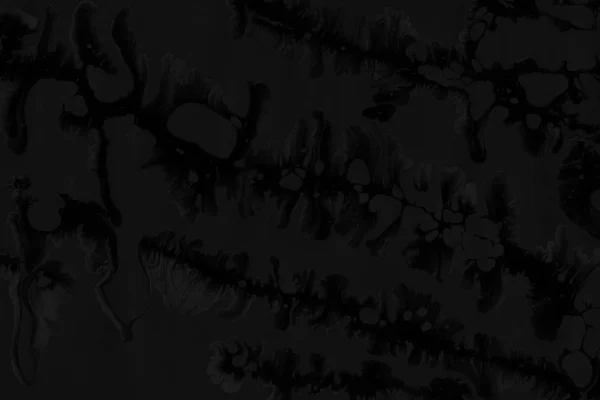 Fekete Szürke Akril Festék Papír Textúrája Kaotikus Absztrakt Organikus Design — Stock Fotó