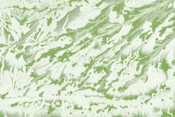 Full Frame Beeld Van Groene Abstracte Verf Achtergrond — Stockfoto