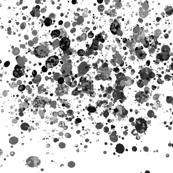 Fekete Festék Splatters Textúra Absztrakt Háttér — Stock Fotó