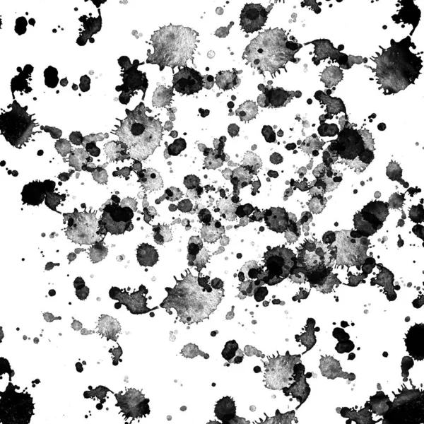 black paint splatters texture, abstract background