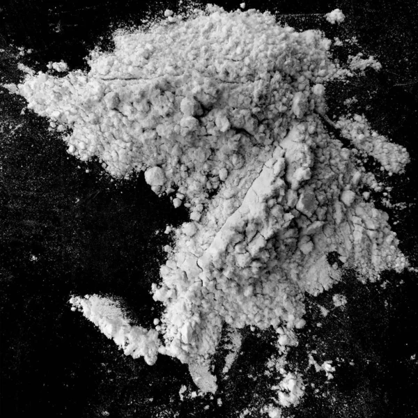 Dark Abstract Background White Flour Texture — Stock Photo, Image