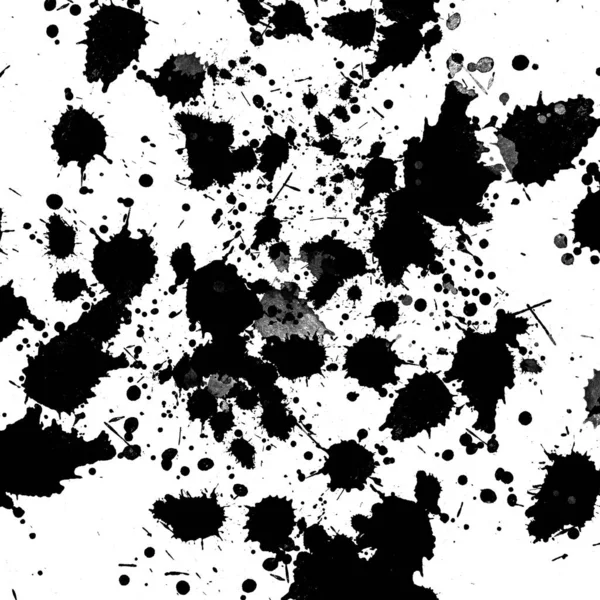Black Paint Splatters Texture Abstract Background — Stock Photo, Image