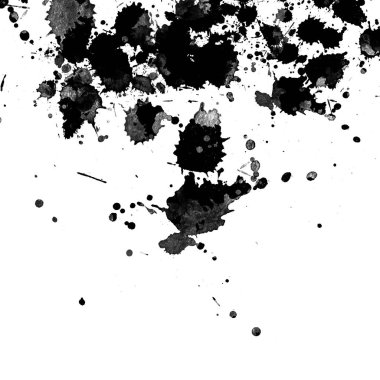 doku, arka plan siyah boya splatters