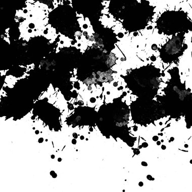 doku, arka plan siyah boya splatters