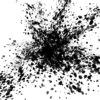 doku, arka plan siyah boya splatters