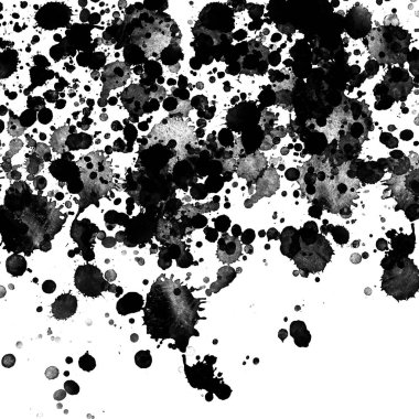 doku, arka plan siyah boya splatters