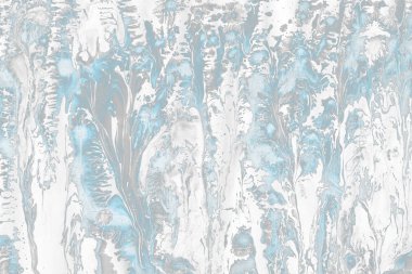 Kağıt dokusu üzerine akrilik boya. Kaotik soyut organik tasarım.