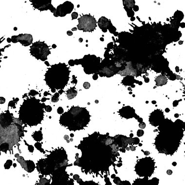 doku, arka plan siyah boya splatters