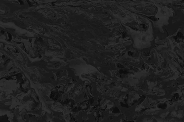 Черный Серой Акриловой Краской Бумажной Текстуре Хаотический Абстрактный Органический Дизайн — стоковое фото