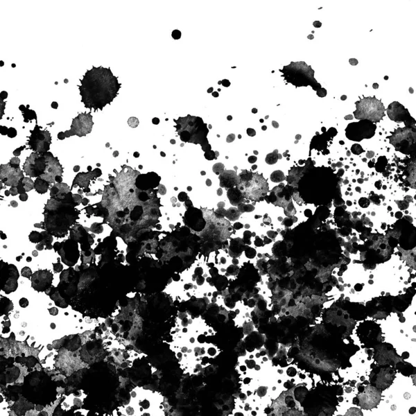 doku, arka plan siyah boya splatters