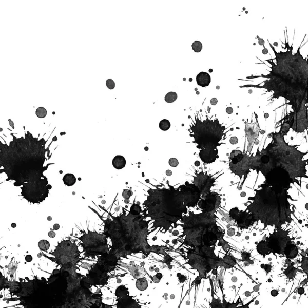 doku, arka plan siyah boya splatters