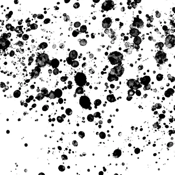 Black Paint Splatters Texture Abstract Background — Stock Photo, Image