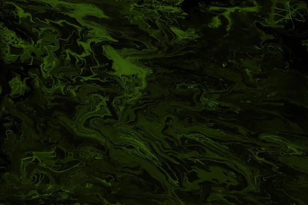 Imagen Marco Completo Fondo Pintura Abstracta Verde — Foto de Stock