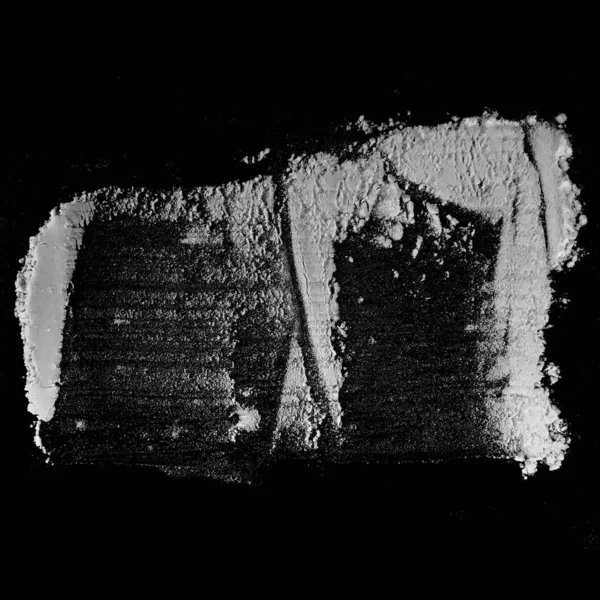 Темний Абстрактний Фон Білою Текстурою Борошна — стокове фото