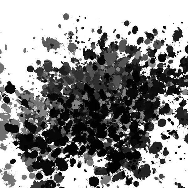 black paint splatters texture, abstract background